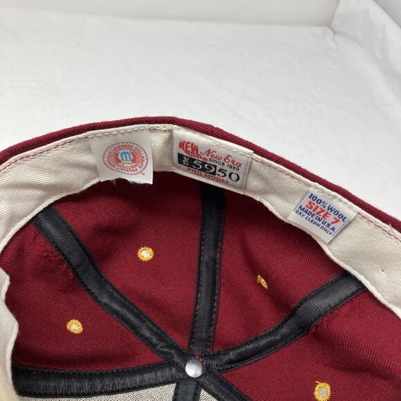 Vtg Florida State FSU Seminoles New Era 5950 Pro Model Fitted Hat Sz 7 - Picture 11 of 12